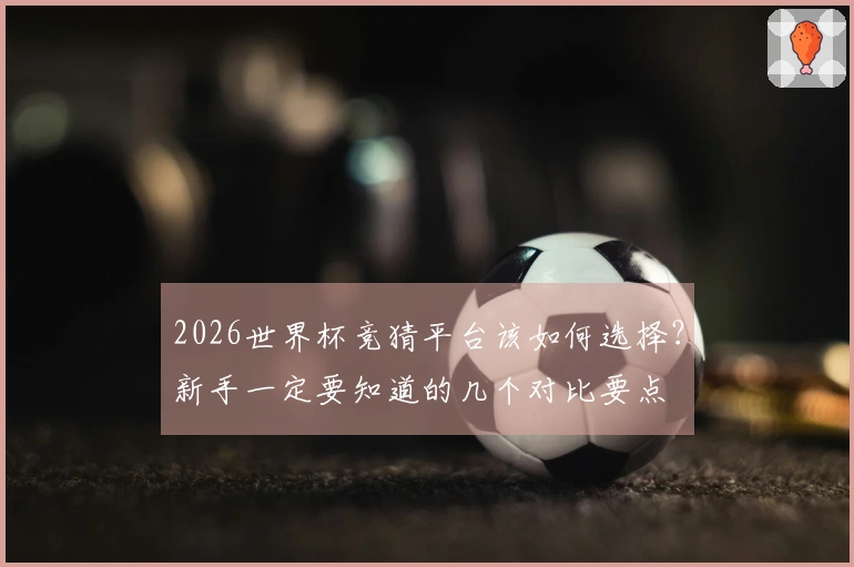 2026世界杯竞猜平台该如何选择？新手一定要知道的几个对比要点